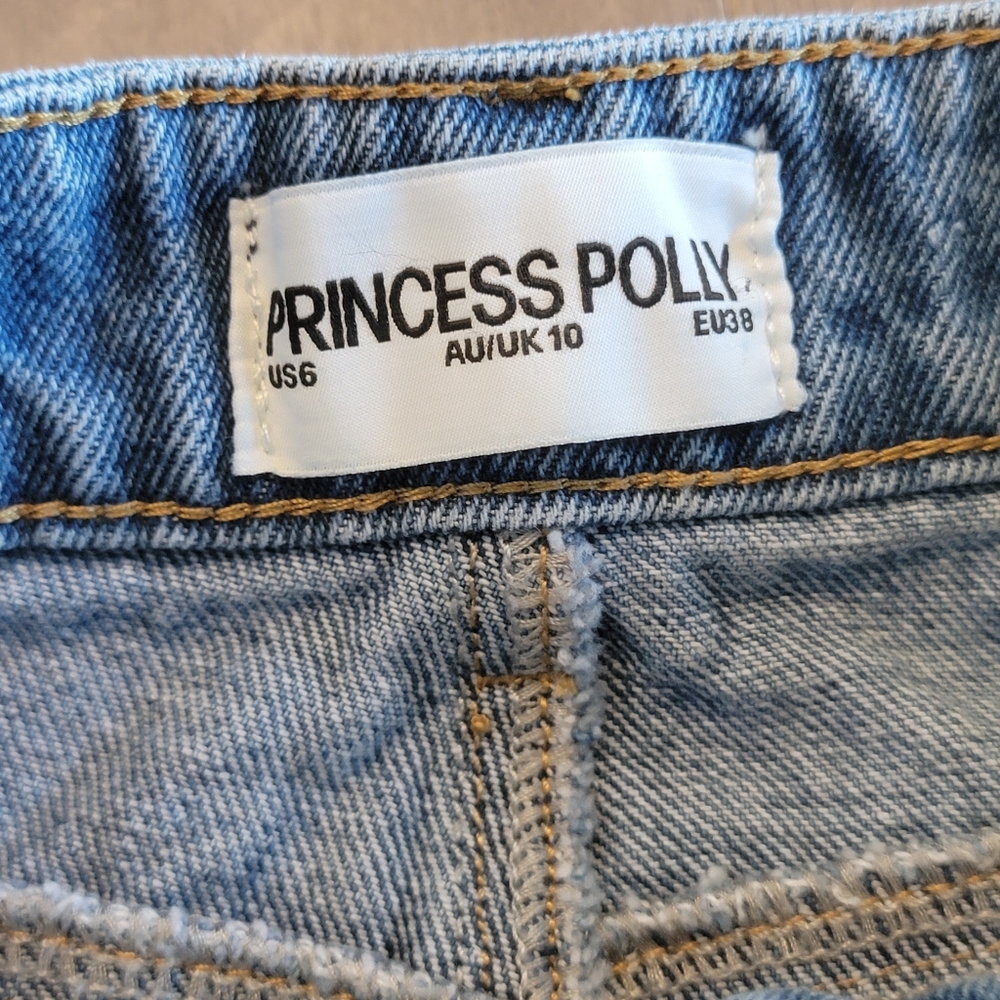 Princess Polly Denim Skirt - Size 6 - Picture 6 of 8